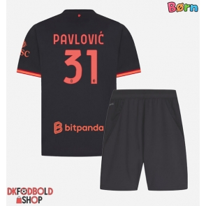 AC Milan Strahinja Pavlovic #31 Tredje trøje Børn 2026-27 Kort ærmer (+ korte bukser)